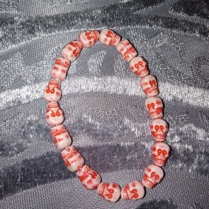 Pink Skull Bracelet